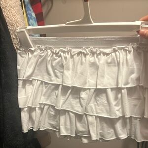 SHEIN Elegant White Skirt